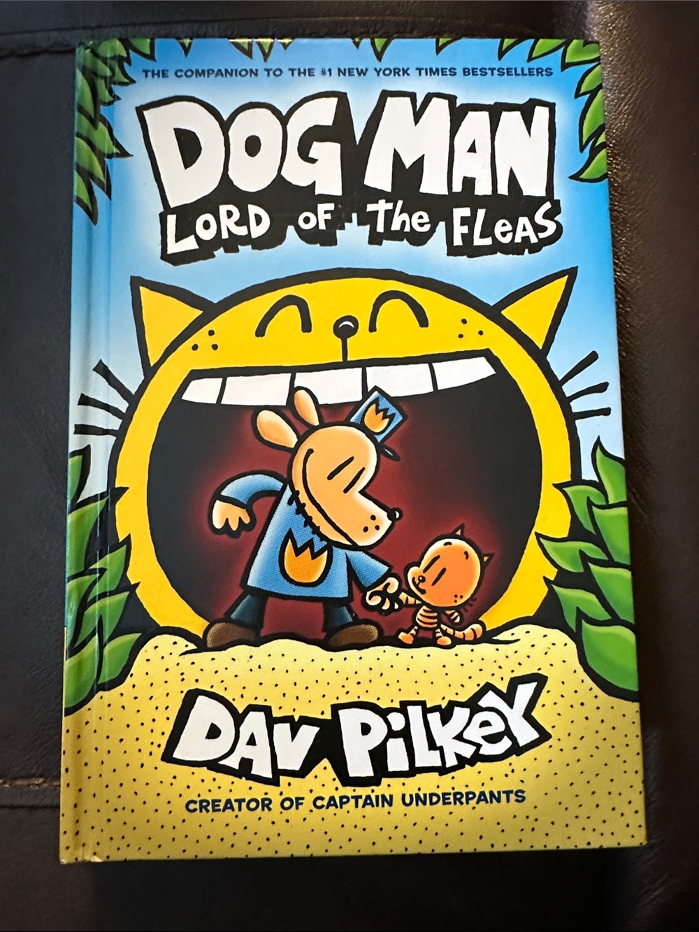 Dog Man - Lord of the Fleas hardcover graphic novel book by Dav Pilkey